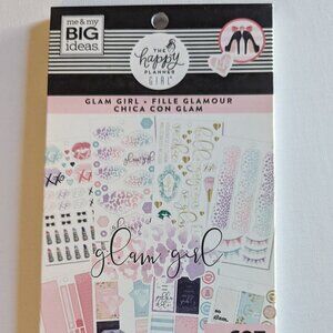 NWT 'Glam Girl' 697 pcs Happy Planner Sticker Book Classic Fashion Pink Diva NEW